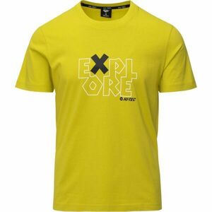 Hi-Tec EXPLORIS Férfi pamut póló, világoszöld, méret kép