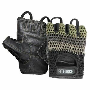 Fitforce KRYPTO Fitness kesztyű, fekete, méret kép