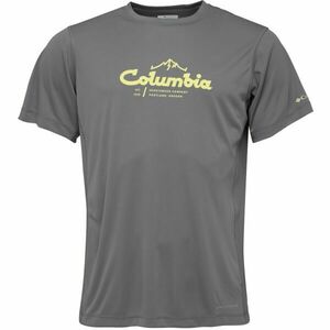 Columbia ZERO RULES LIGHT SS GRAPHIC CREW Férfi póló, szürke, méret kép