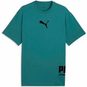 Puma SPORT RELAXED GRAPHIC TEE Férfi póló, zöld, méret kép