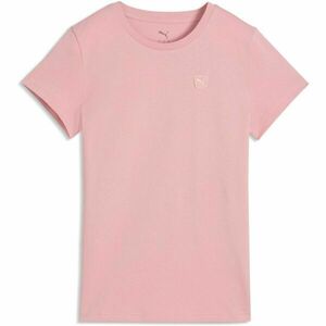 Puma ESS ELEVATED EMBROIDERED TEE Férfi póló, rózsaszín, méret kép