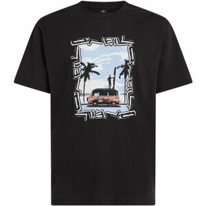 O'Neill PHOTO FRONT PRINT Férfi póló, fekete, méret kép