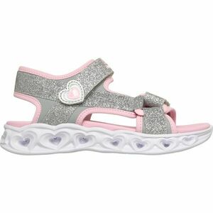 Skechers HEART LIGHTS SANDALS Lány szandál, szürke, méret kép