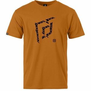 Horsefeathers CUBE Férfi póló, narancssárga, méret kép