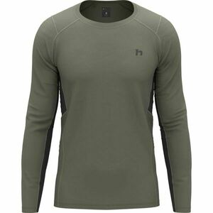 Hannah TARAN L/S Férfi funkcionális póló, sötétzöld, méret kép