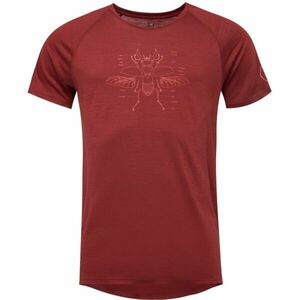 Klimatex SKADAR MERINO Férfi 100% MERINO póló, bordó, méret XXL kép