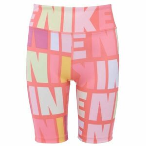 Nike DF ONE BKE SHRT LOGO PRNT Lány elasztikus rövidnadrág, mix, méret kép