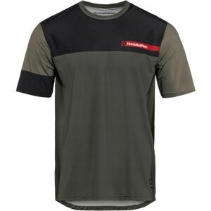 Horsefeathers QUANTUM Férfi kerékpáros mez, sötétzöld, méret kép