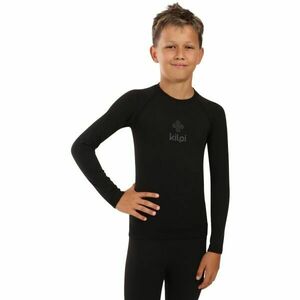 KILPI NATHAN Fiú varrás nélküli thermo póló, fekete, méret 13Y kép