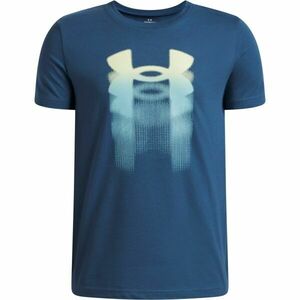 Under Armour BLUR LOGO SS Fiú póló, kék, méret M kép