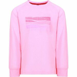 KILPI VERATI Lány hosszú ujjú pamut póló, rózsaszín, méret kép