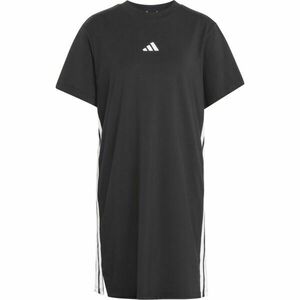 adidas 3-STRIPES TEE DRESS W Női ruha, fekete, méret kép