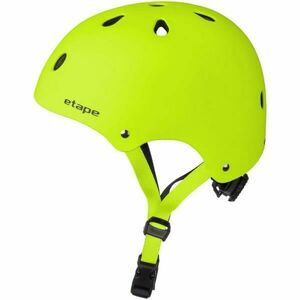 Etape CADDY Gyerek kerékpáros sisak, fényvisszaverő neon, méret (48 - 52) kép