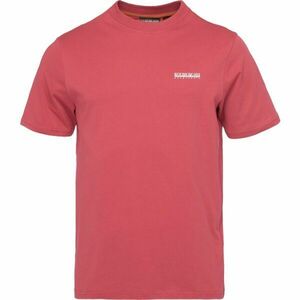 Napapijri S-SMALL BOX SS Férfi póló, piros, méret kép
