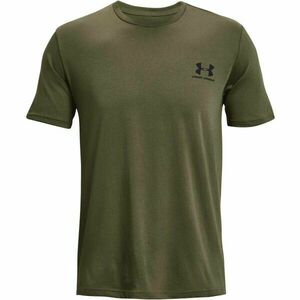 Under Armour SPORTSTYLE LC SS Férfi póló, khaki, méret S kép