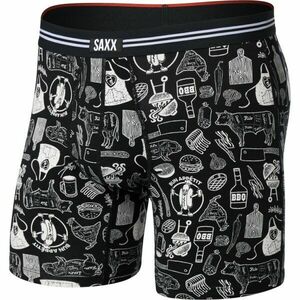SAXX VIBE XTRA SOFT COMFORT BOXER BRIEF FLY Férfi boxeralsó, fekete, méret kép