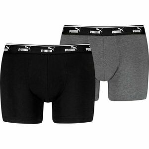 Puma ELEMENTS MEN LOGO ELASTIC BOXER 2P Férfi boxeralsó, fekete, méret kép