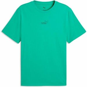 Puma ESSENTIALS SMALL NO.1 LOGO CENTERED TEE Férfi póló, zöld, méret kép