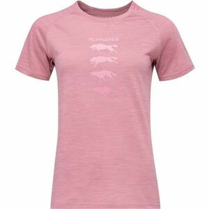 Klimatex SHIVA MERINO Női MERINO BLEND póló, rózsaszín, méret kép