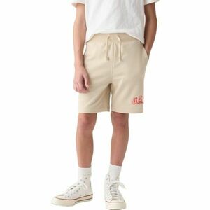 GAP V-FRCH FAM LOGO Fiú rövidnadrág, bézs, méret kép