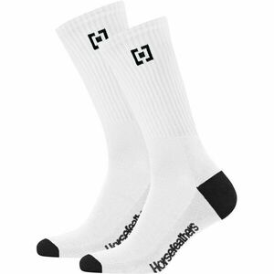 Horsefeathers CREW SOCKS 2PACK Unisex sportzokni, fehér, méret kép