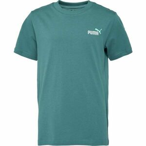 Puma ESSENTIALS 2 COLOR SMALL NO.1 LOGO TEE B Fiú póló, zöld, méret kép