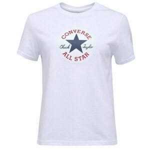 Converse STANDARD FIT CENTER FRONT CHUCK PATCH CORE TEE Uniszex póló, fehér, méret kép