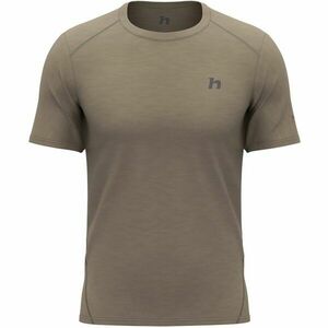 Hannah PELTON II Férfi technikai póló, barna, méret kép