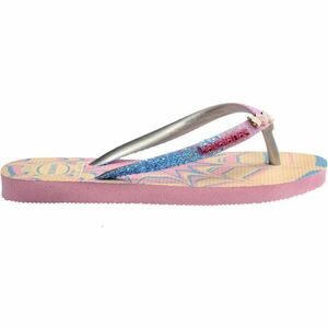 HAVAIANAS KIDS SLIM GLITTER TRENDY Lány flip-flop papucs, rózsaszín, méret 31/32 kép