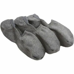 GAP BASIC NO SHOW 3PK Férfi zokni, sötétszürke, méret kép