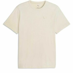 Puma ESSENTIALS ELEVATED TEE Férfi póló, bézs, méret kép