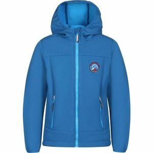 ALPINE PRO OMANO Gyerek softshell dzseki, kék, méret 128-134 kép