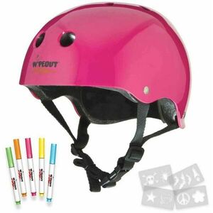 WIPEOUT PINK 5+ let Gyerek kerékpáros sisak, rózsaszín, méret (49 - 52) kép