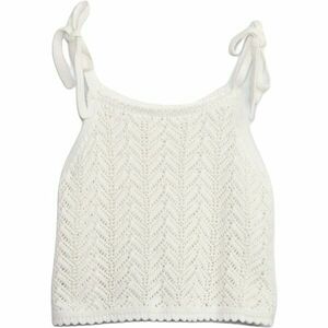 GAP CROCHET Női top, fehér, méret kép