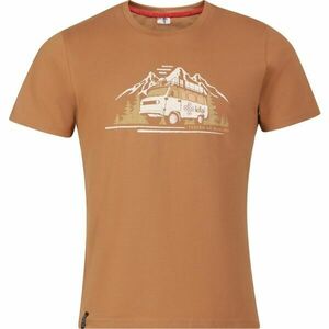 KILPI SPACER Férfi pamut póló, barna, méret kép