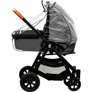 ASALVO UNI Esővédő huzat mózeskosaras babakocsira, átlátszó, méret kép