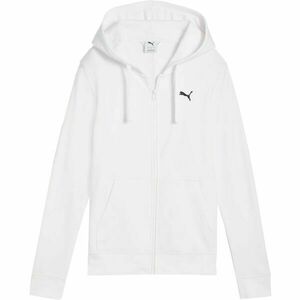 Puma ESSENTIALS FULL ZIP HOODIE TR Női kapucnis pulóver, fehér, méret kép
