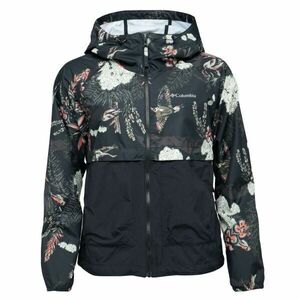 Columbia SPIRE VALLEY PRINTED WINDBREAKER Női kabát, fekete, méret kép