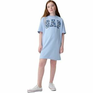 GAP V-FR LOGO Lány ruha, világoskék, méret kép