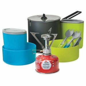 MSR POCKET ROCKET STOVE KIT 2 személyes edénykészlet RocketPocket főzővel, mix, méret kép