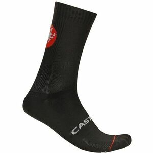 Castelli ENTRATA 18 SOCK Férfi kerékpáros zokni, fekete, méret kép