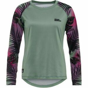 Horsefeathers DECO LS Női kerékpáros mez, sötétzöld, méret kép