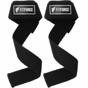 Fitforce LIFTING STRAPS Súlyemelő csuklópánt, fekete, méret kép