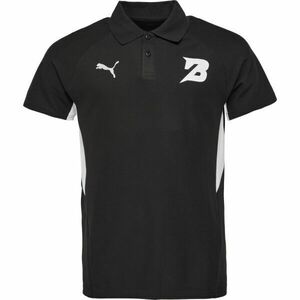 Puma TEAMEVOSTRIPE POLO Férfi galléros póló, fekete, méret kép
