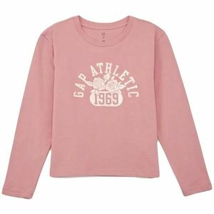 GAP FRCH VALUE LOGO Lány hosszú ujjú póló, rózsaszín, méret kép