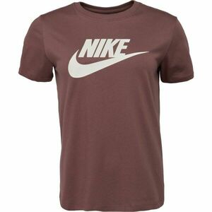 Nike NSW TEE ESSNTL ICN FTRA Női póló, bordó, méret kép