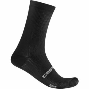 Castelli ESPRESSO 18 SOCK Férfi kerékpáros zokni, fekete, méret kép