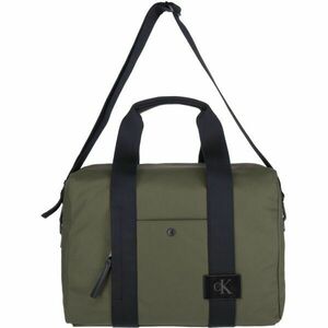 Calvin Klein CANVAS MIX LARGE DUFFLE Utazótáska, khaki, méret kép