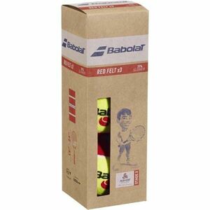 Babolat RED FELT X3 Teniszlabdák, sárga, méret kép