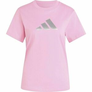 adidas MET LOGO TEE Női póló, rózsaszín, méret kép
